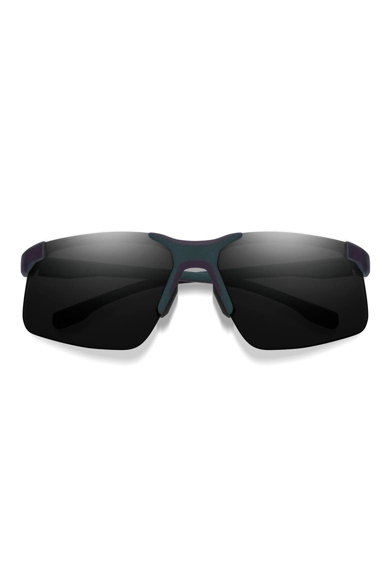 Cipher 74mm Sunglasses, Main, color, MATTE FATHOM / CHROMAPOP BLACK