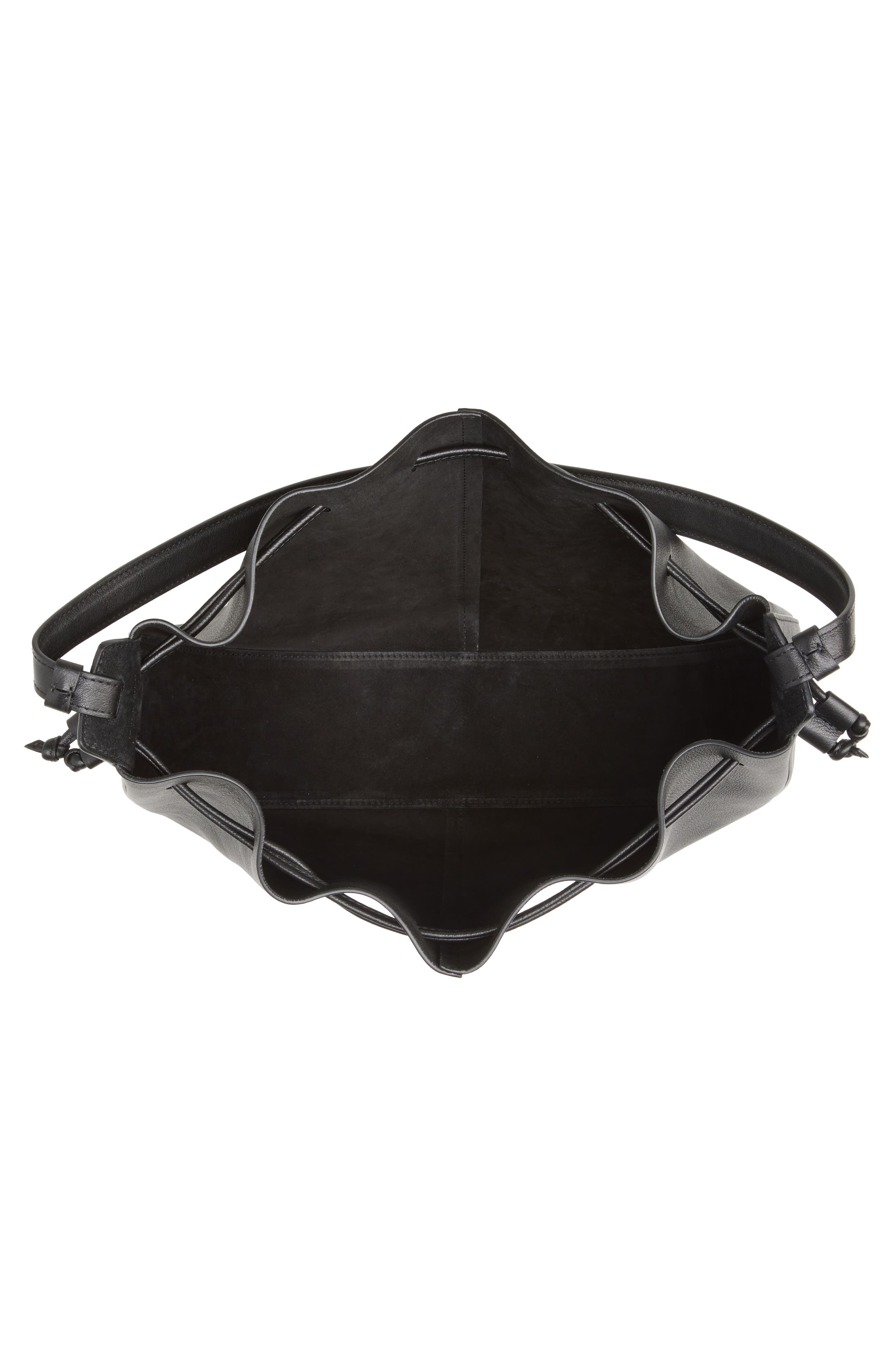 Mansur Gavriel Flores Leather Bucket Bag, Alternate, color, 