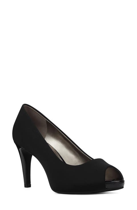 Rainaa Peep Toe Pump (Women)