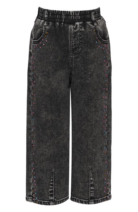 Kids' Crystal Embellished Jeans