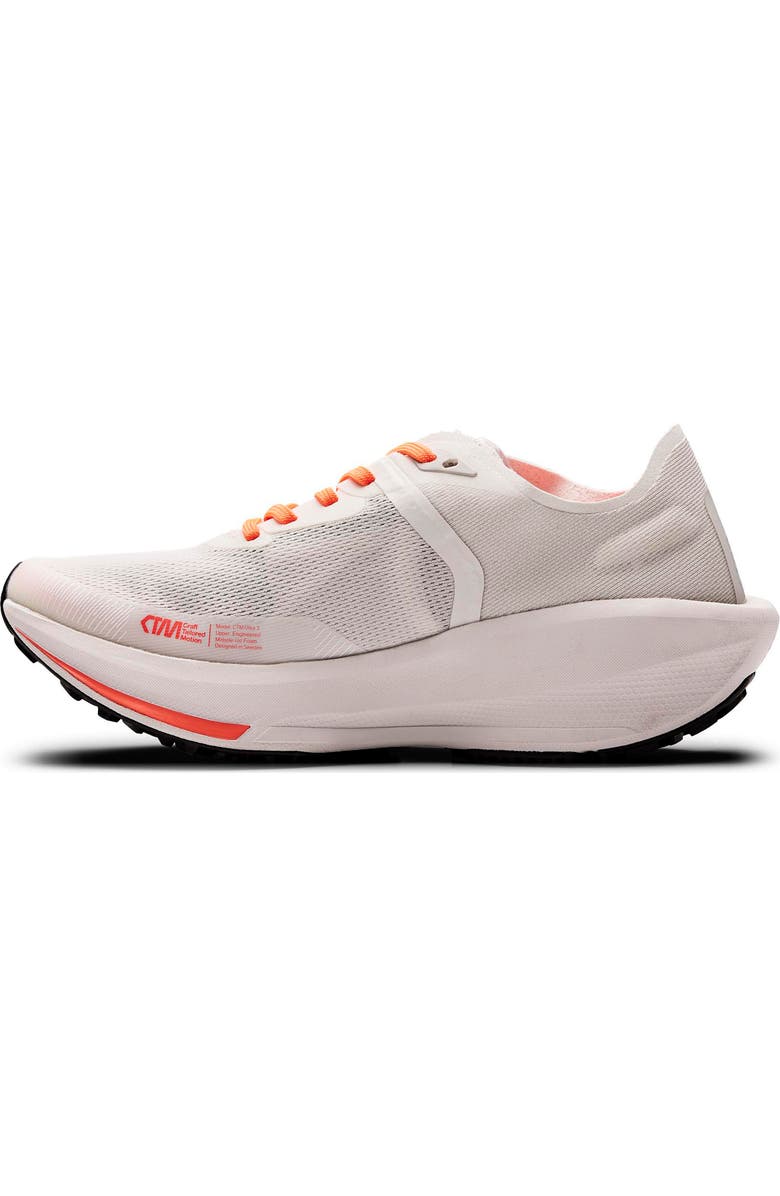 Craft CTM Ultra 3 Running Shoe, Alternate, color, Ash White-Shock