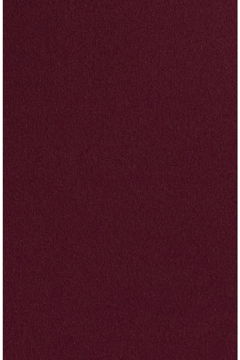Cape Midi Dress, Alternate, color, BORDEAUX