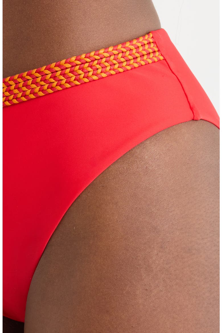 Peggy Bikini Bottoms, Alternate, color, FLAME