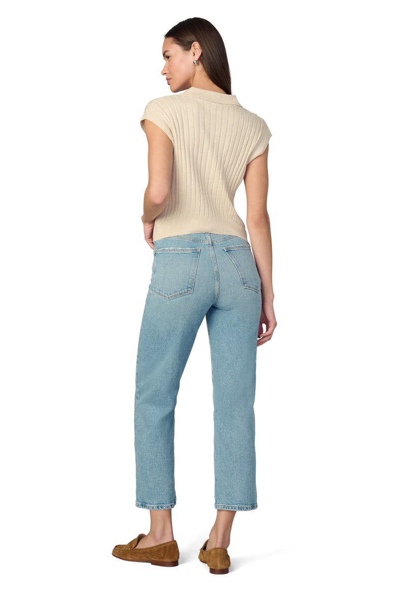 The Margot High Waist Ankle Relaxed Straight Leg Jeans, Alternate, color, PAZAZZ