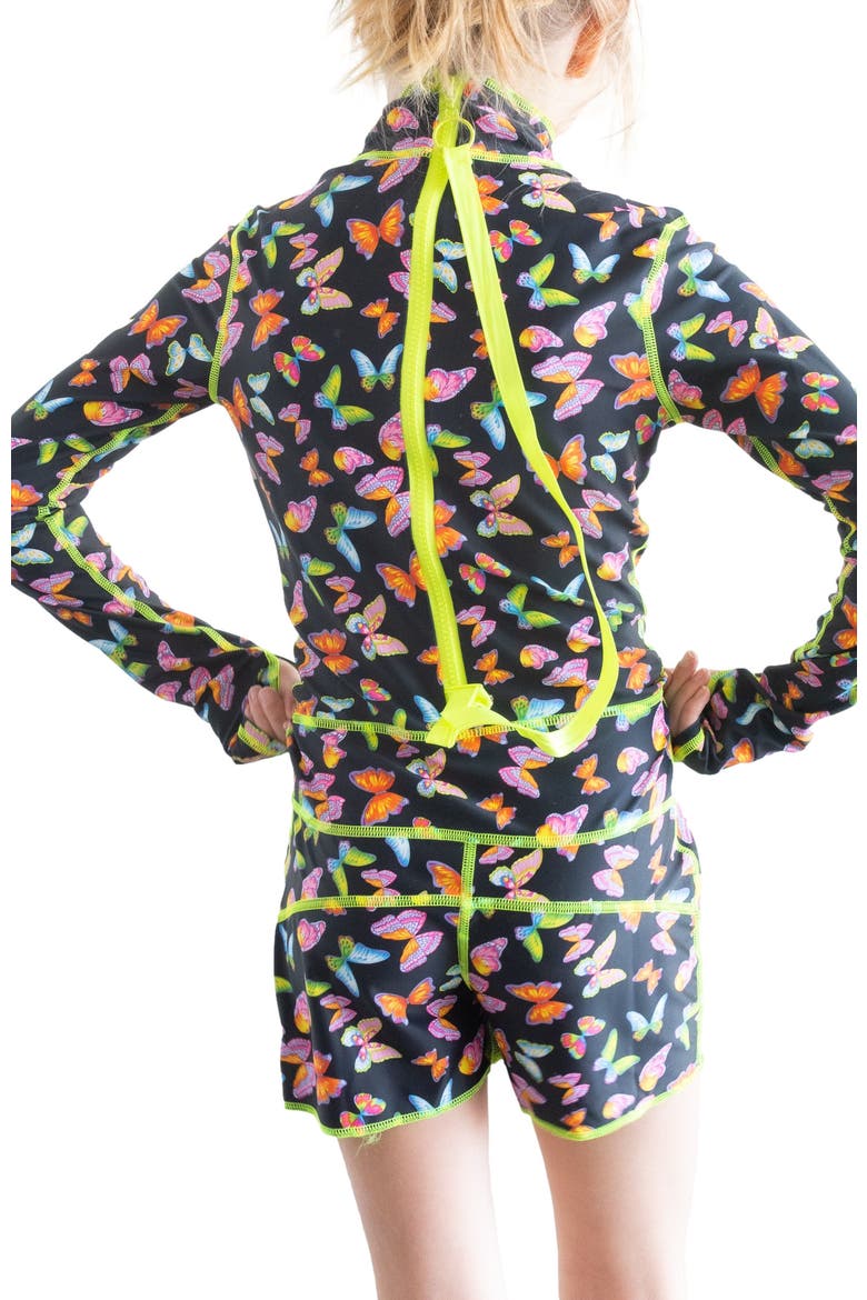 Girls' One-Piece Swimsuit - UPF 50+, Alternate, color, Black