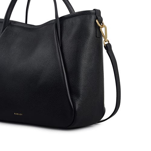 Radley Eastney Street Medium Ziptop Satchel Bag In Black