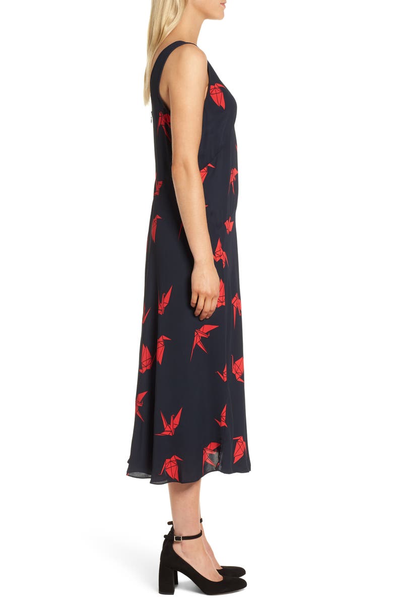 Lewit Print Midi Dress, Alternate, color,