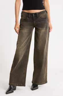 Low Rider Baggy Wide Leg Jeans
