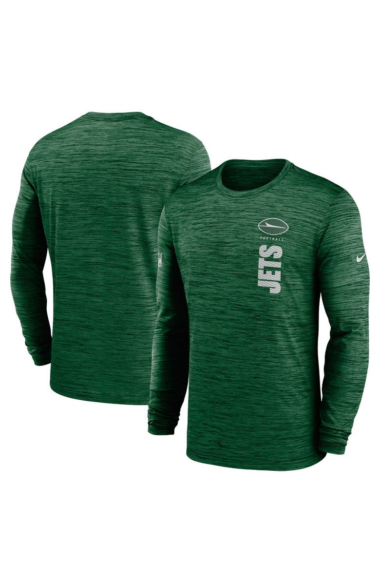 Nike Men's Nike Green New York Jets 2024 Sideline Velocity Performance Long Sleeve T-Shirt, Alternate, color, Green