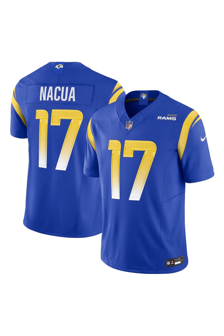Men's Nike Puka Nacua Royal Los Angeles Rams Vapor F.U.S.E. Limited Jersey, Main, color, Royal