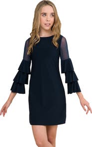 Un Deux Trois Tiered Sleeeve Dress