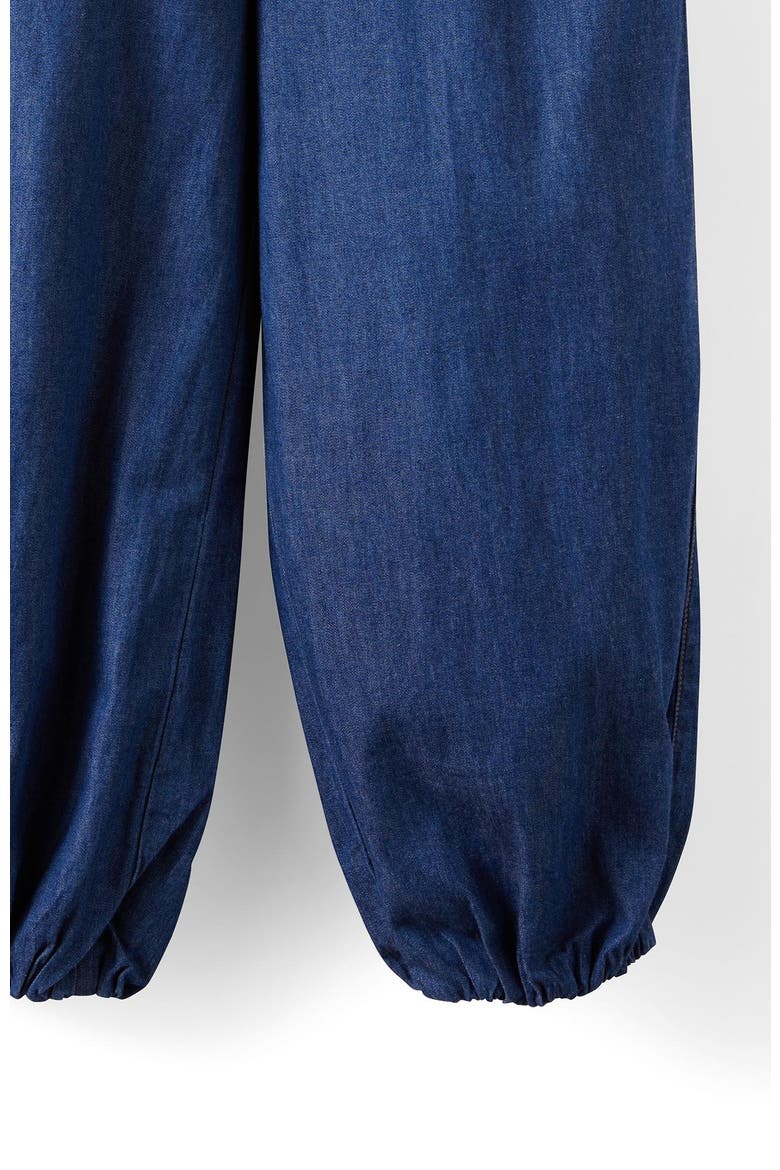 Kid's Gigi Bubble Hem Pant, Alternate, color, Mid Wash Blue