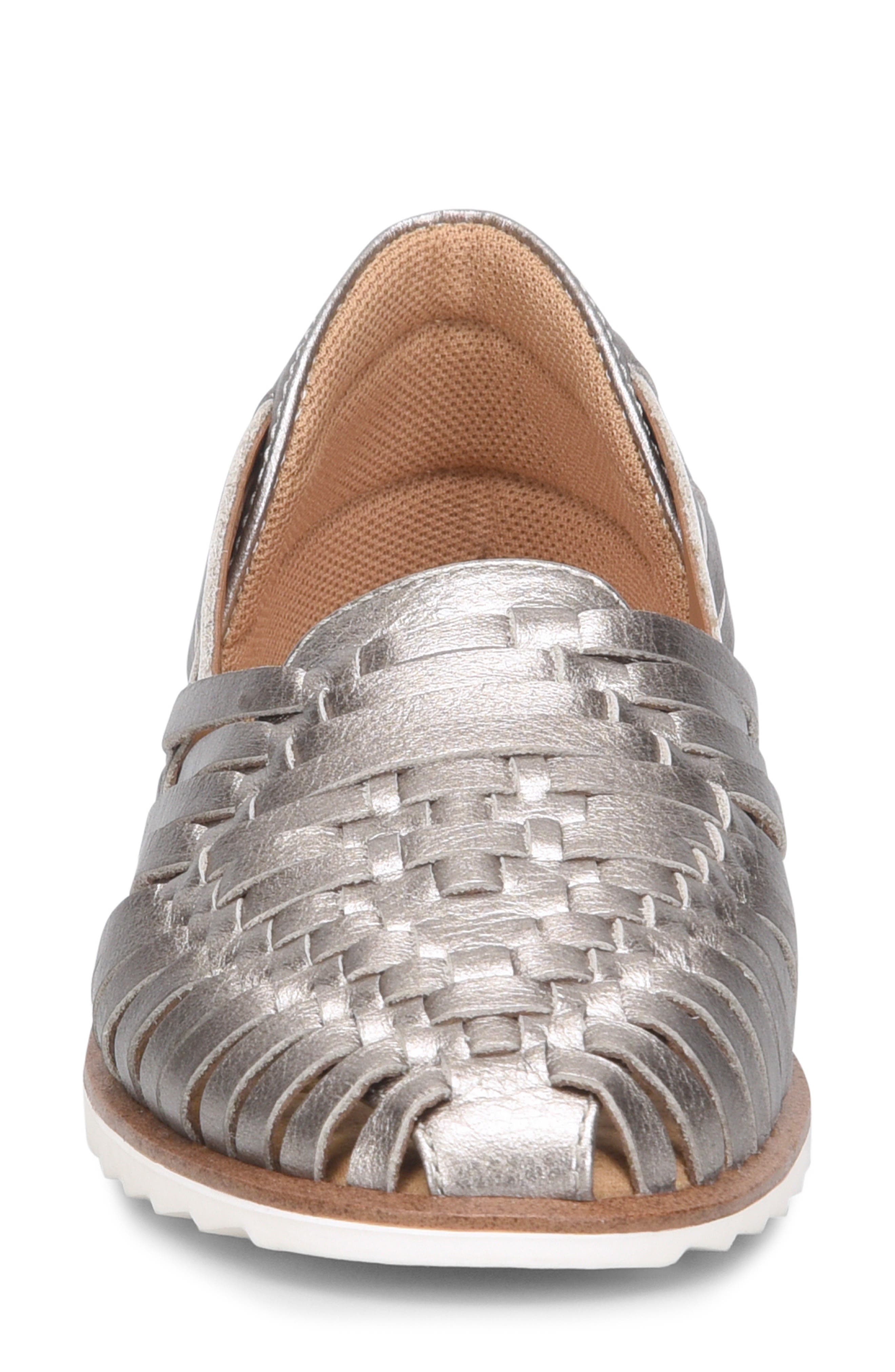 Comfortiva Ranier Huarache Flat, Alternate, color, Anthracite