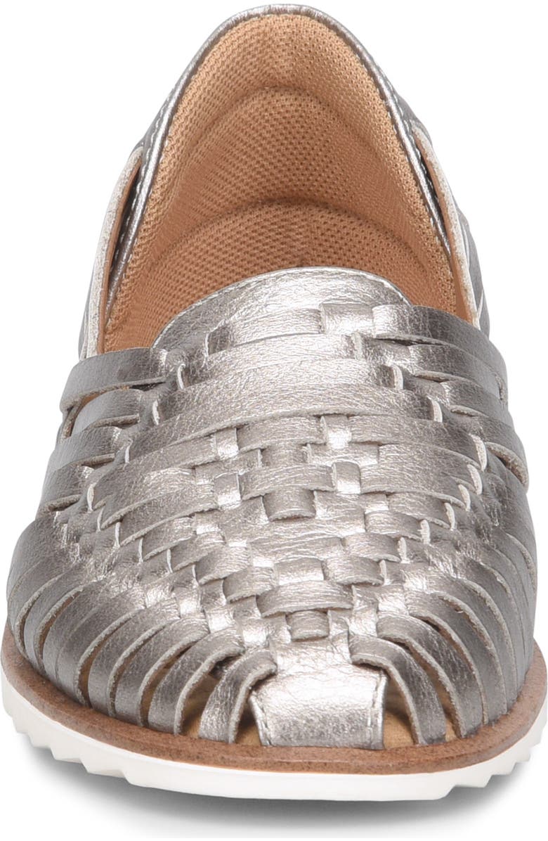 Comfortiva Ranier Huarache Flat, Alternate, color, Anthracite