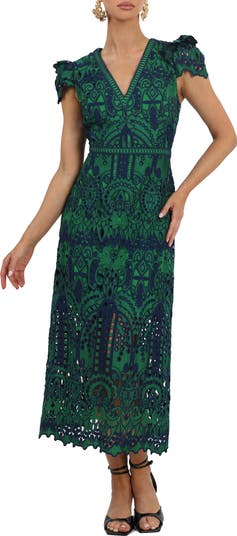 Adelyn Rae Lace Midi Dress | Nordstromrack