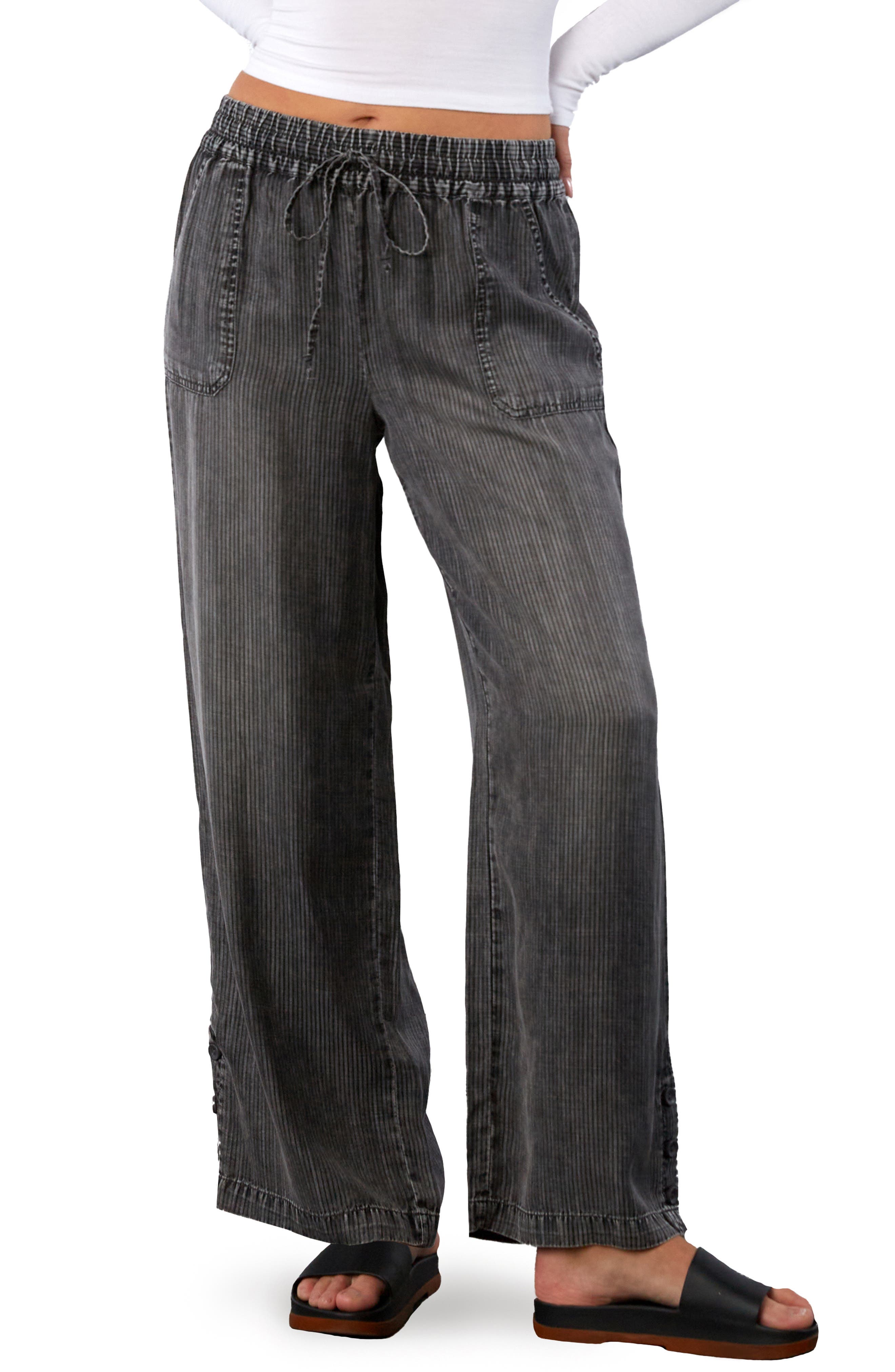GREY PINSTRIPE