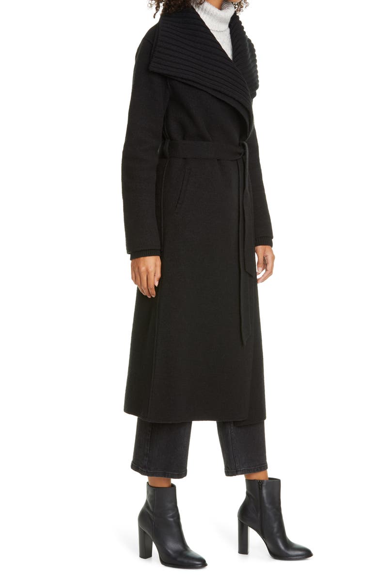 Line Maryn Wool Blend Wrap Coat, Alternate, color, 