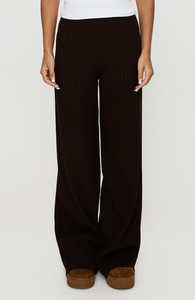 Princess Polly Montana Rib Pants, Main, color,