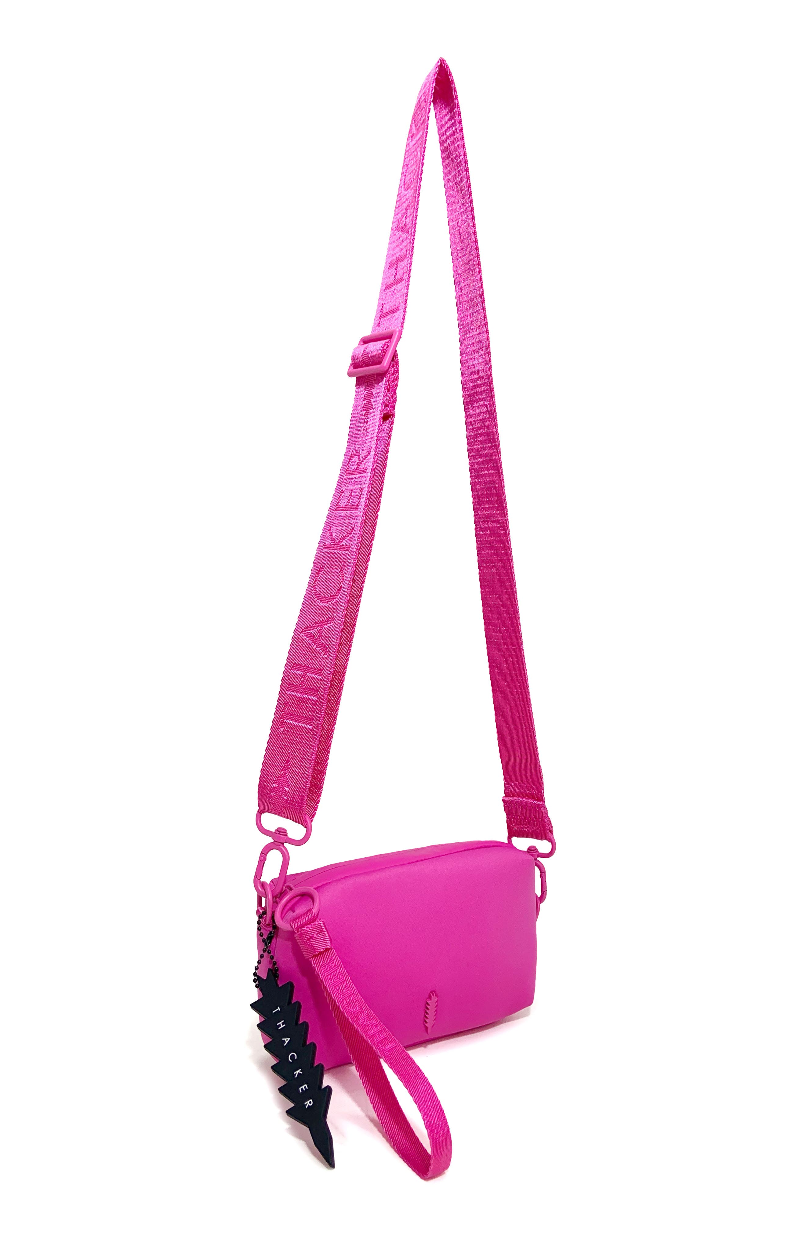 Thacker Ella Phone Zip Crossbody Bag, Alternate, color, Fuchsia
