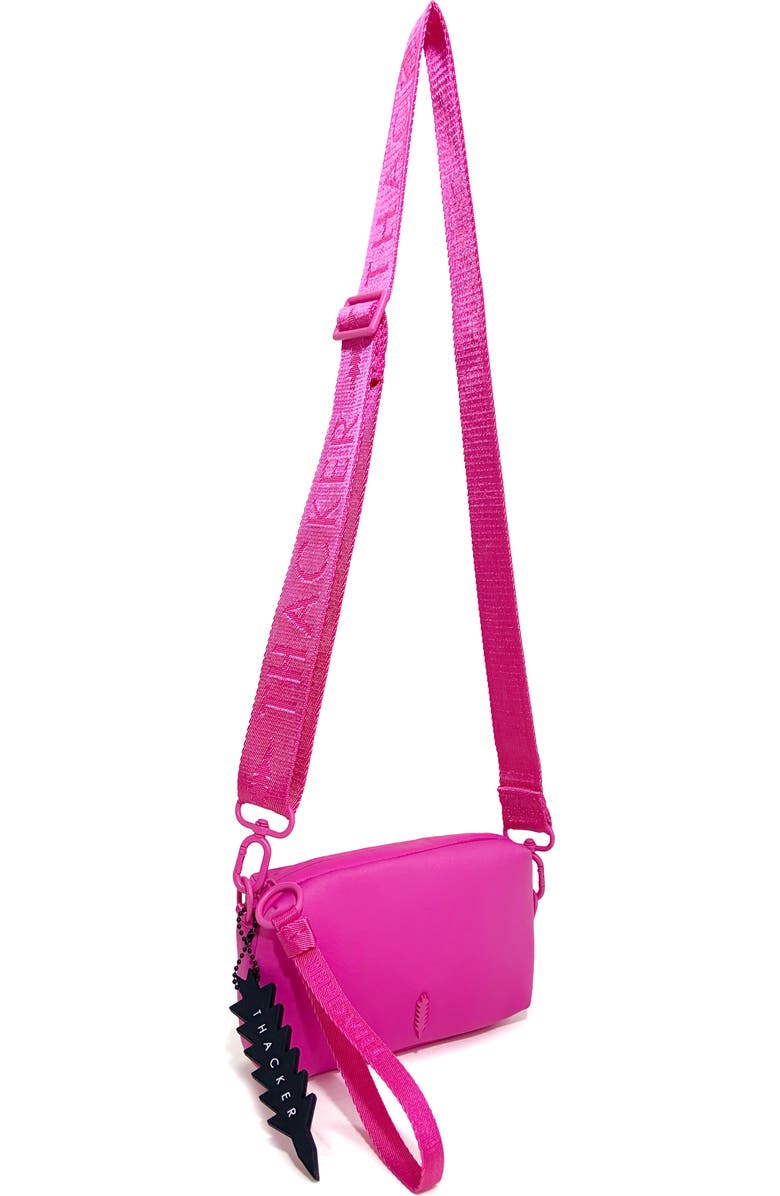 Thacker Ella Phone Zip Crossbody Bag, Alternate, color, Fuchsia