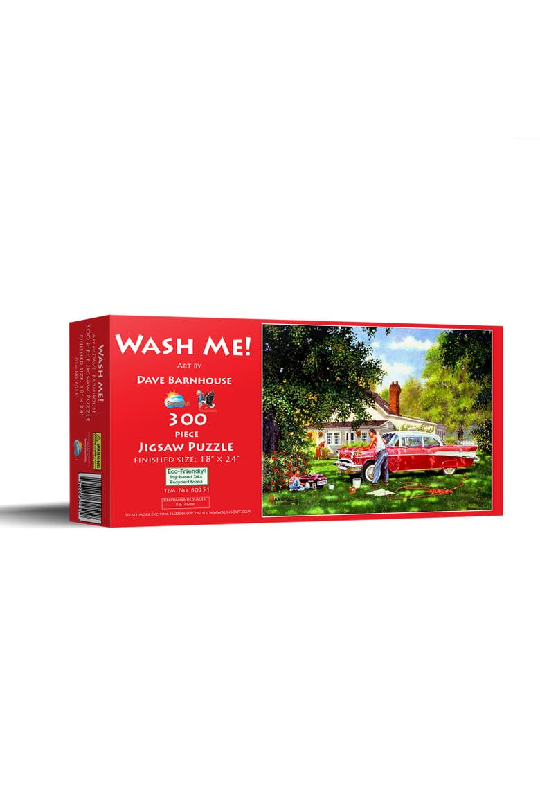 Wash Me 300 piece Jigsaw Puzzle for Adults, Main, color, Multicolor