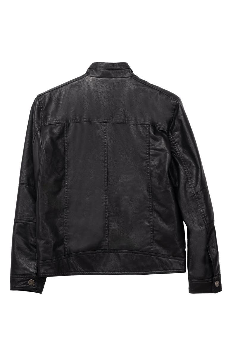 XRAY Faux Leather Casual Motorcycle Jacket, Alternate, color, Black