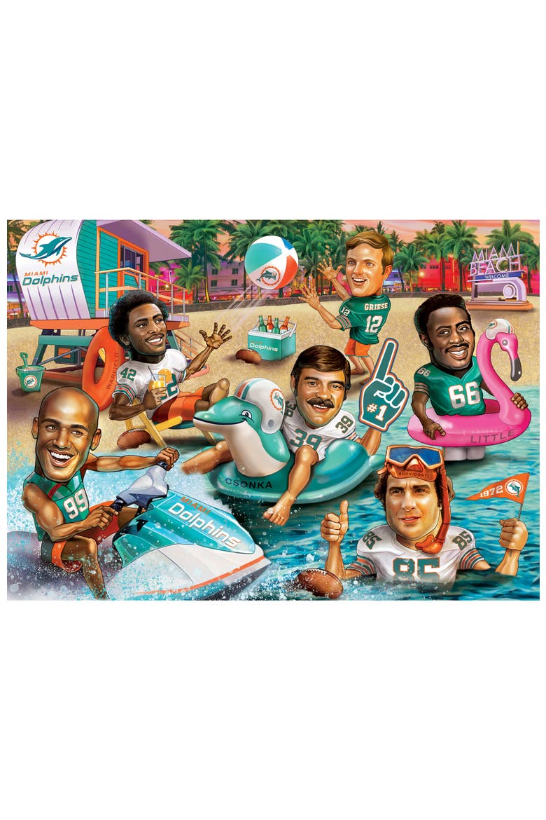 Miami Dolphins 500 Piece Puzzle, Alternate, color, Multicolor