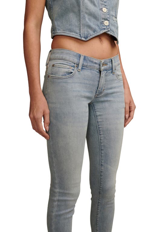 Shop Lucky Brand Lizzie Low Rise Skinny Jeans In Fan Girl