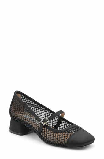 Charles David Zoobie Rhinestone Mesh Mary Jane Pump