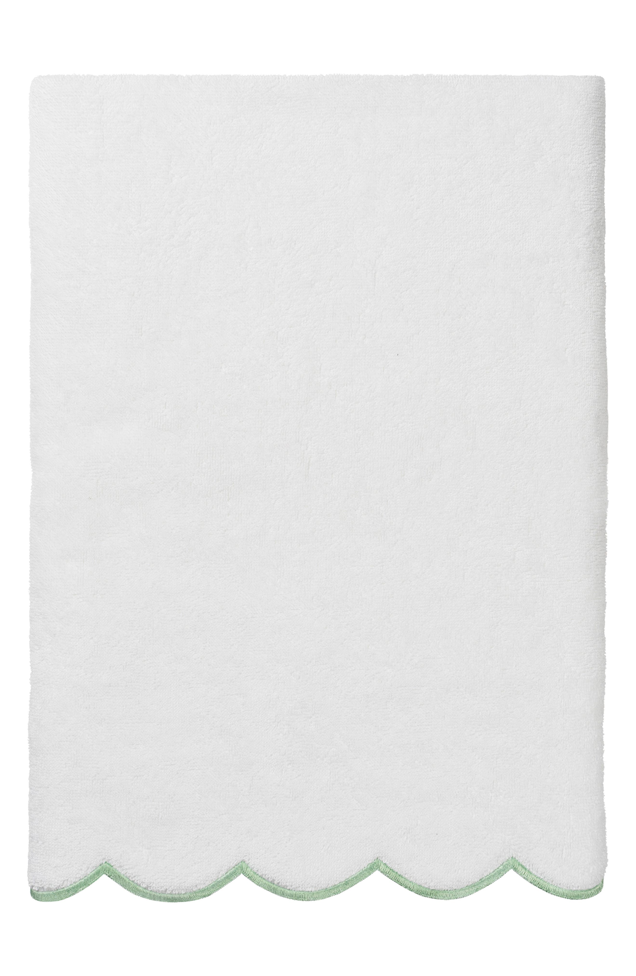 Adornia Scallop Bath Towel