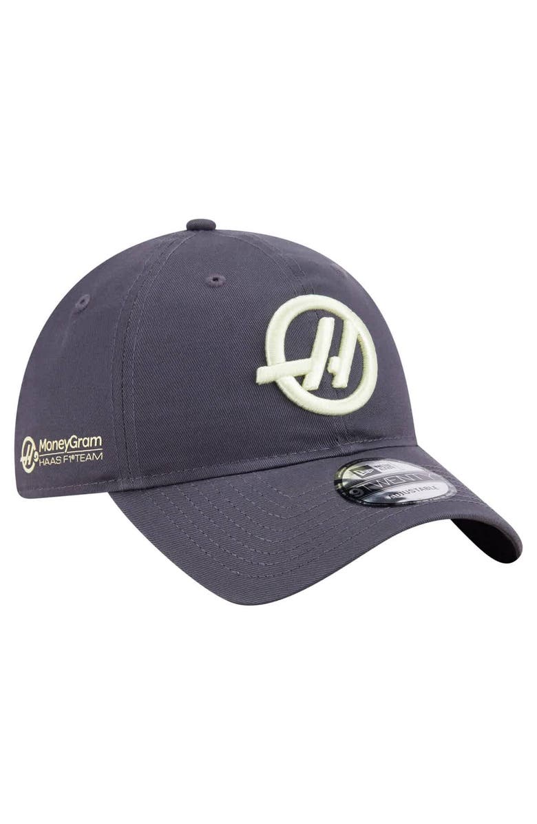New Era Men's New Era  Graphite Haas F1 Team 2025 9TWENTY Adjustable Hat, Main, color, 