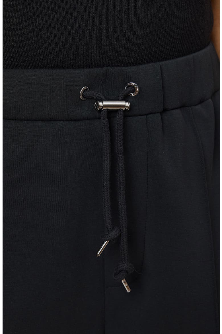 Pintuck Drawcord Scuba Shorts, Alternate, color, BLACK NIGHT