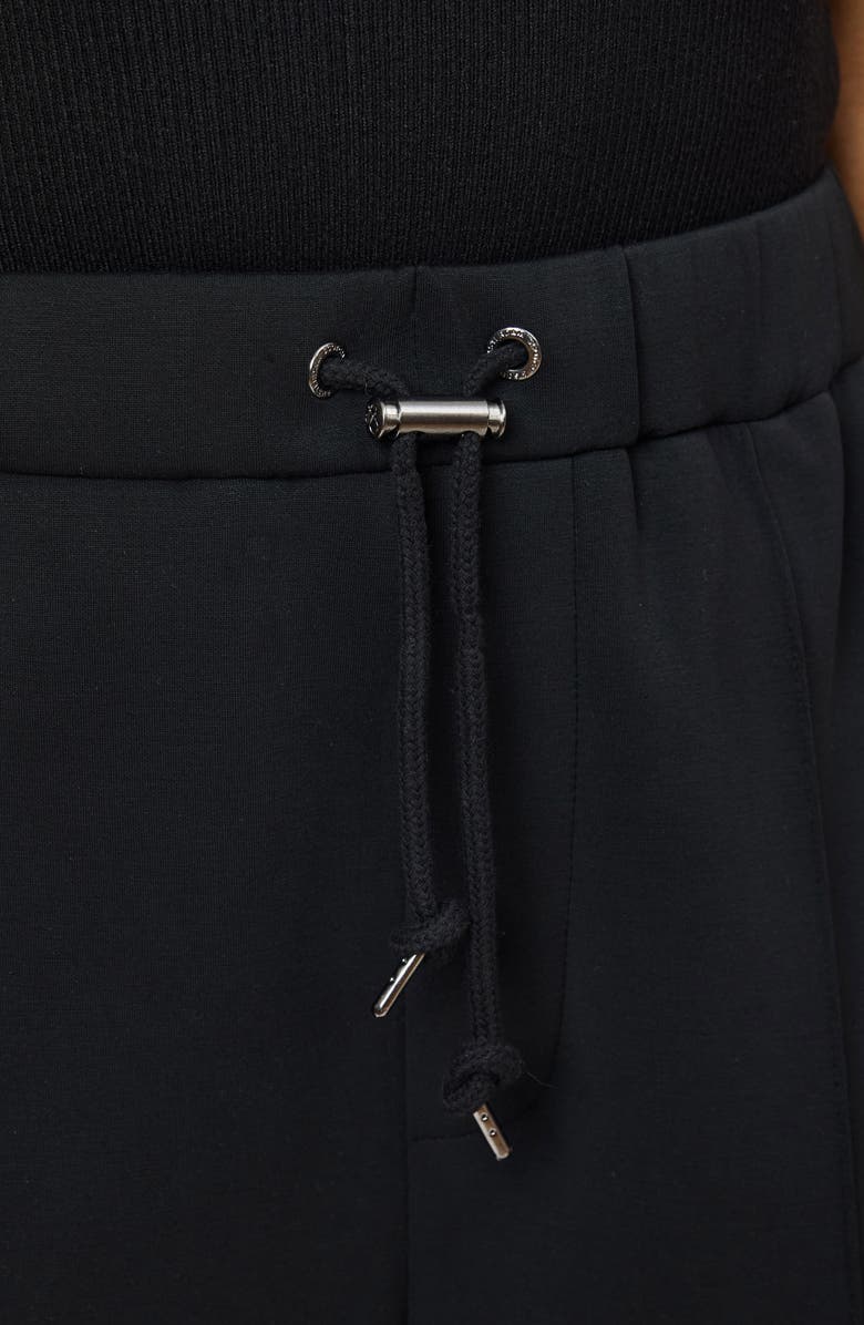 Scotch & Soda Pintuck Drawcord Scuba Shorts, Alternate, color, Black Night