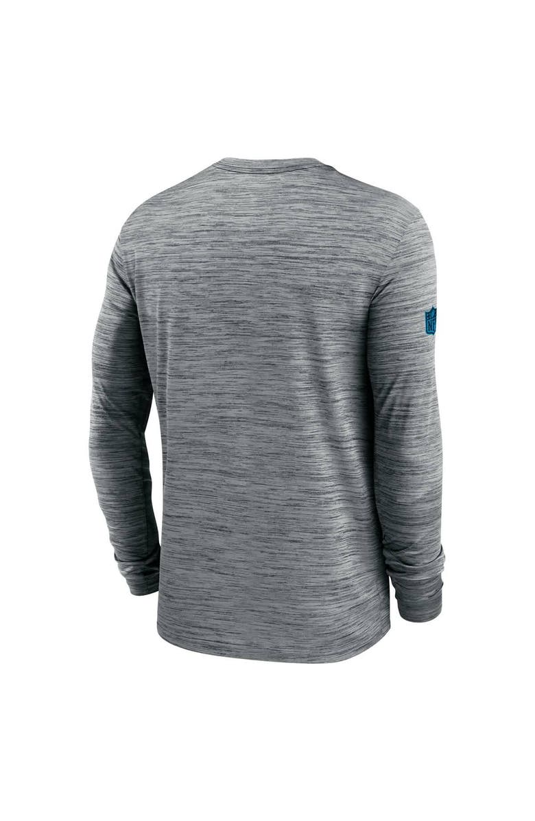 Nike Men's Nike Gray Carolina Panthers 2024 Sideline Velocity Performance Long Sleeve T-Shirt, Alternate, color, 