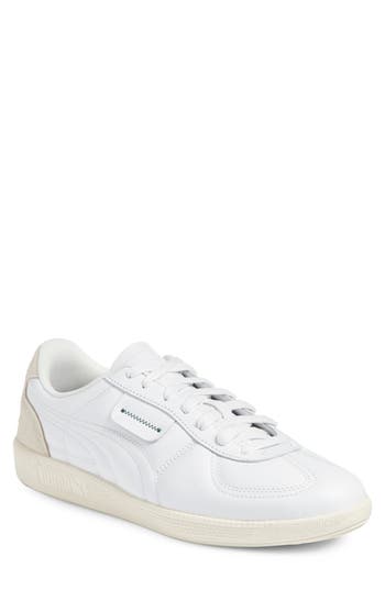 PUMA GOLF x Reigning Champ Palermo Leather Golf Shoe in Puma White-Warm White at Nordstrom Rack, Size 8