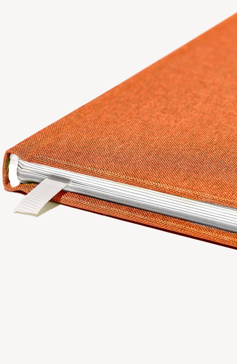 Therapy Notebooks The Build-a-Habit Guide Notebook, Main, color, Orange