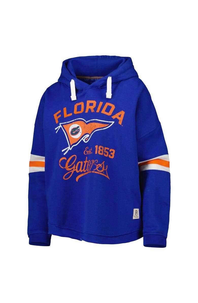 PRESSBOX Women's Pressbox Royal Florida Gators Super Pennant Pullover Hoodie, Alternate, color, Royal