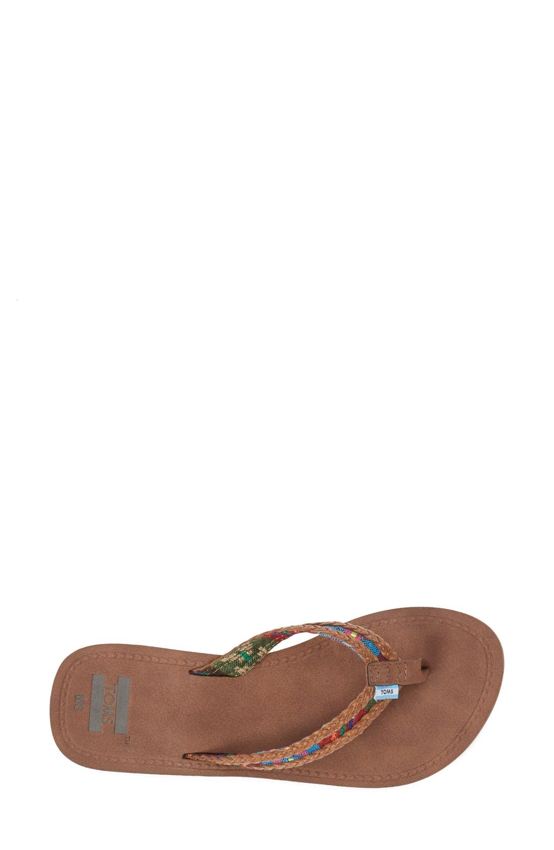 TOMS 'Solana' Flip Flop, Alternate, color, 