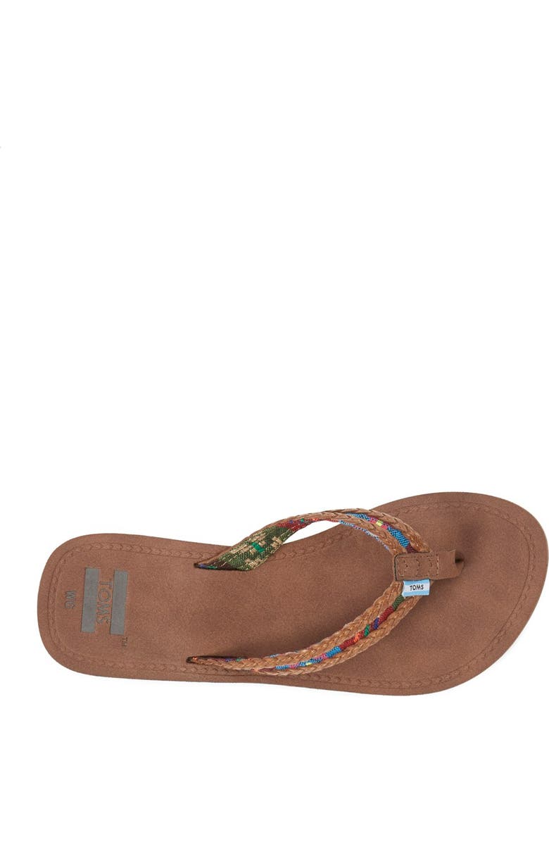 TOMS 'Solana' Flip Flop, Alternate, color,