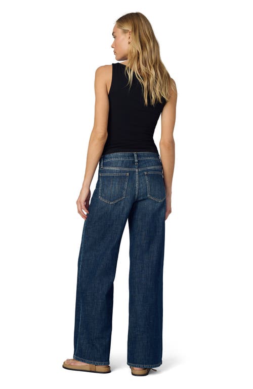 Joe's Jeans The Lou Lou Low-rise Wide-leg Jeans In Blue