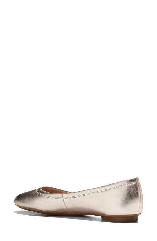 Cole Haan Georgie Ballet Flat In Gold