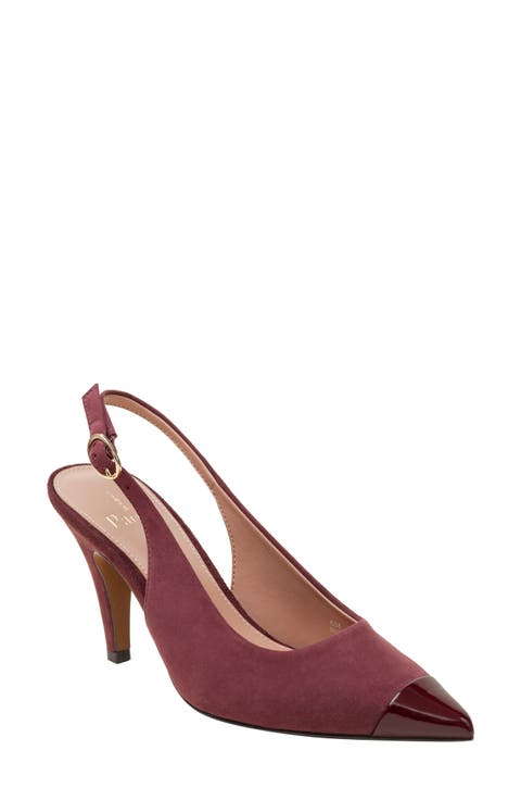 Niyka Pointed Toe Slingback Pump (Women)