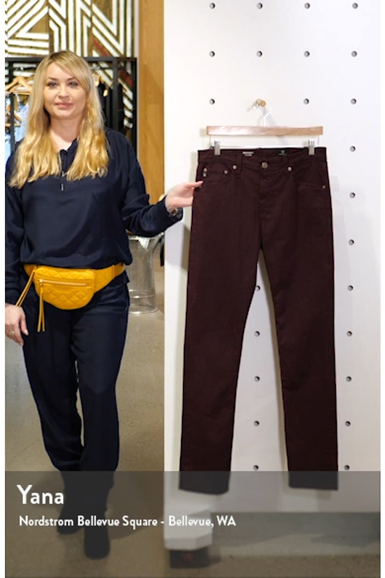 Everett Slim Fit Straight Leg Print Pants video