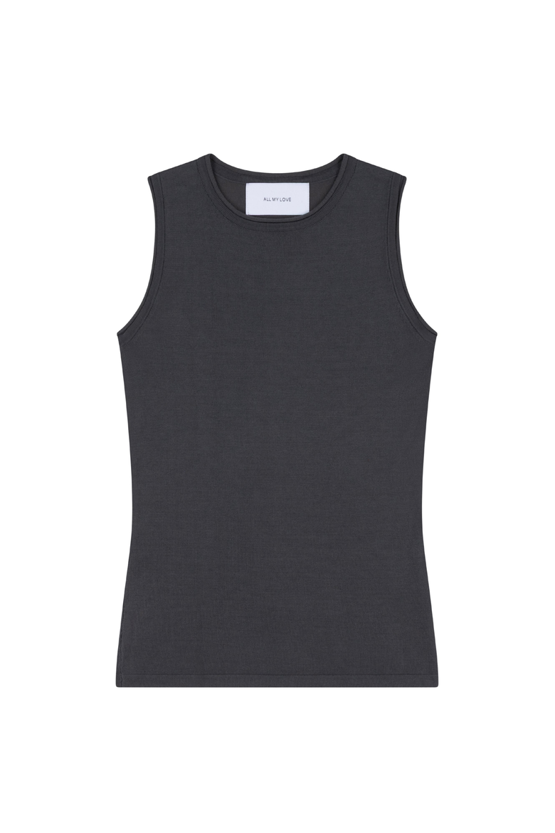 Maddie Top, Alternate, color, Charcoal
