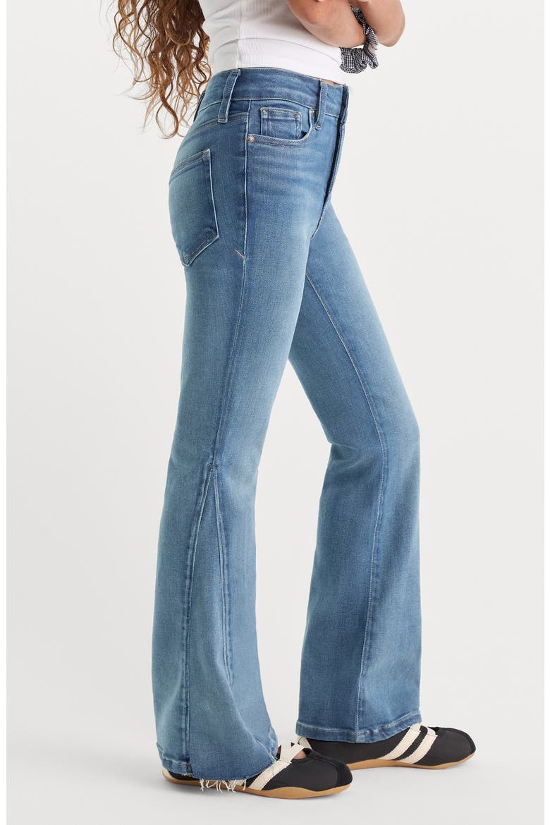 Soft High Waist Bootcut Jeans, Alternate, color, INDIGO1238