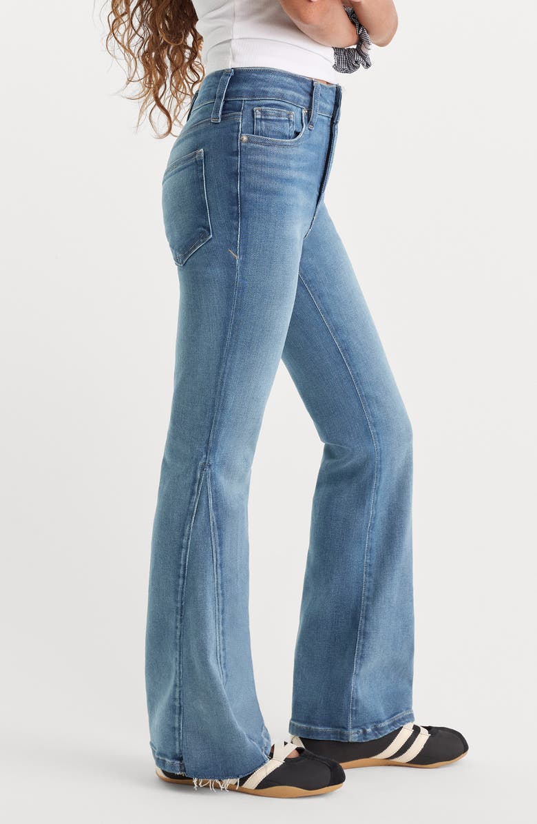 Good American Soft High Waist Bootcut Jeans, Alternate, color, Indigo1238