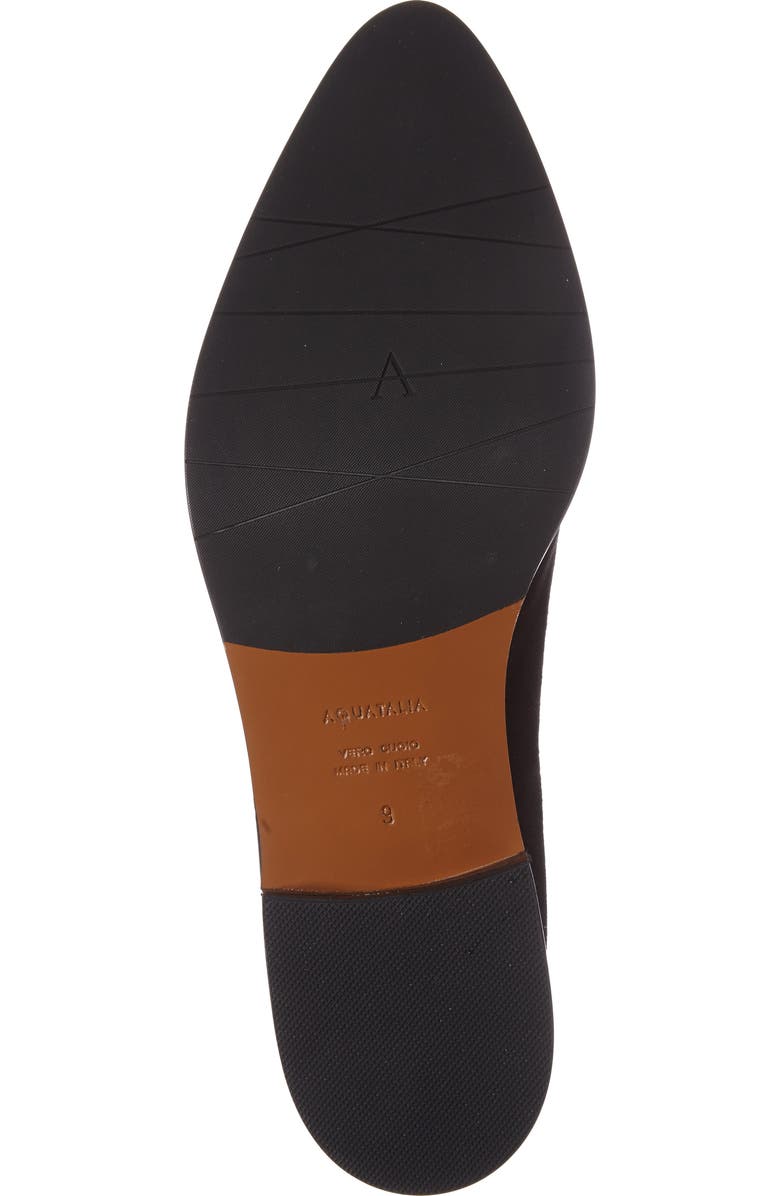 Aquatalia Gaetana Pointy Toe Loafer, Alternate, color,