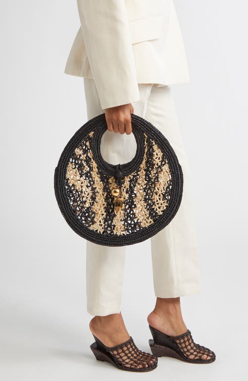 Jacquemus 'the Small Round Beach Bag' In Black