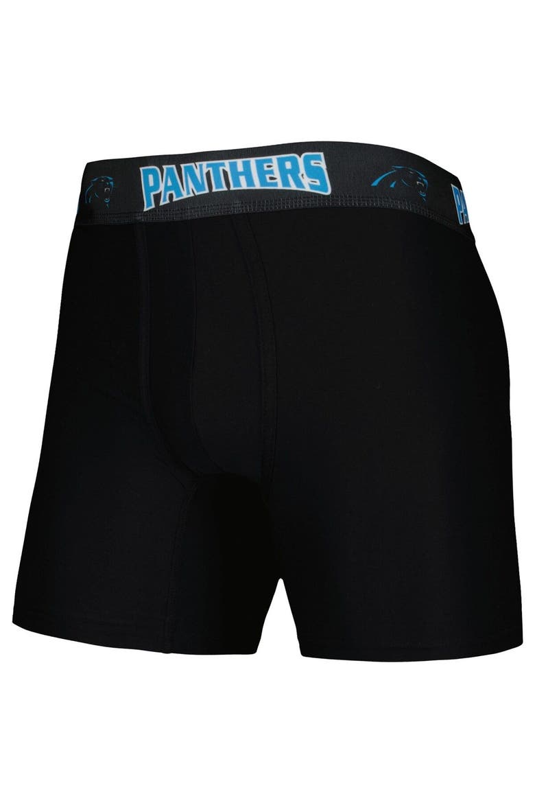 Men's Concepts Sport Black/Blue Carolina Panthers 2-Pack Boxer Briefs Set, Alternate, color, Black