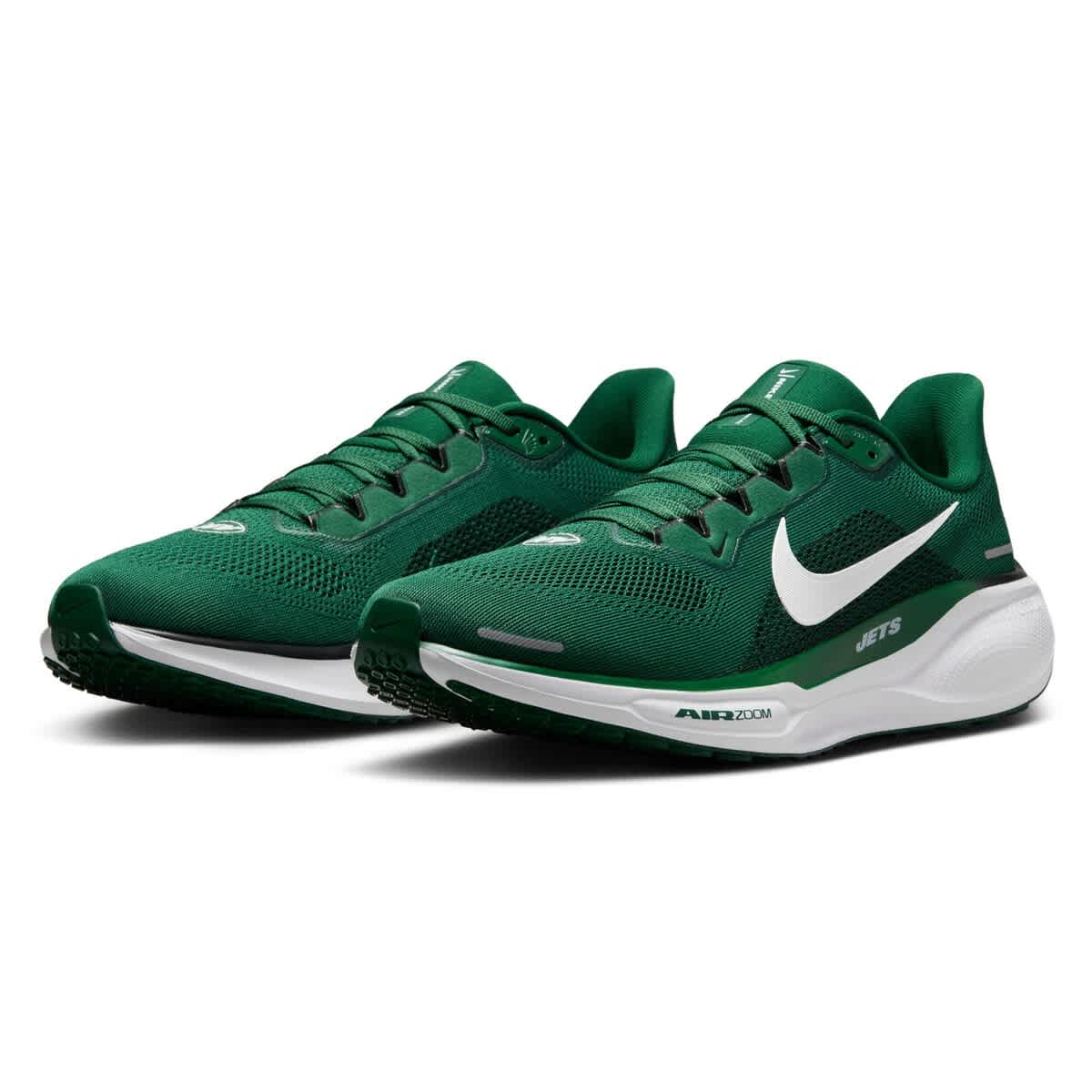 Nike Unisex Nike Green New York Jets Zoom Pegasus 41 Running Shoes, Alternate, color, Green